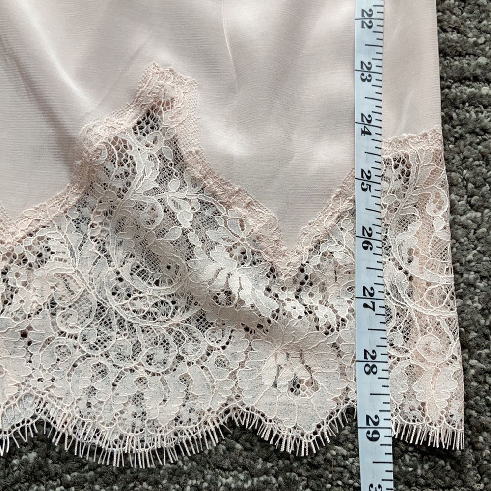 🎀VS silky lace pj sleep pants soft pink size M - Picture 6 of 10